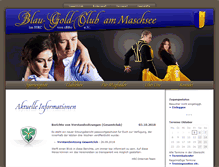Tablet Screenshot of blau-gold-club.de